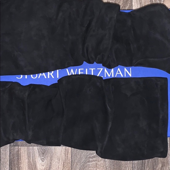 STUART WEITZMAN SUEDE SLOUCH BOOT - Picture 2 of 3